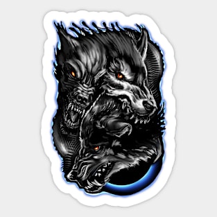 Pack Rage Wolves Sticker